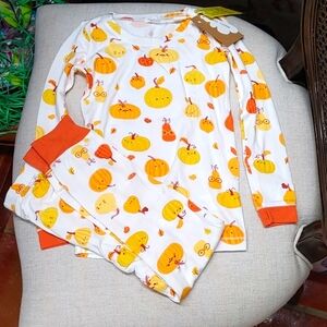 Angel Dear pumpkin pajamas